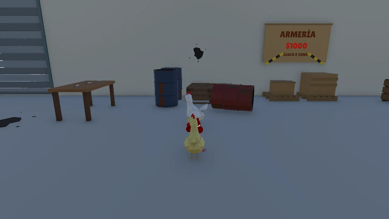 Una gallina corredora, chiquita y amarilla